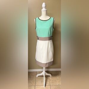 Roz & Ali Color Block Dress